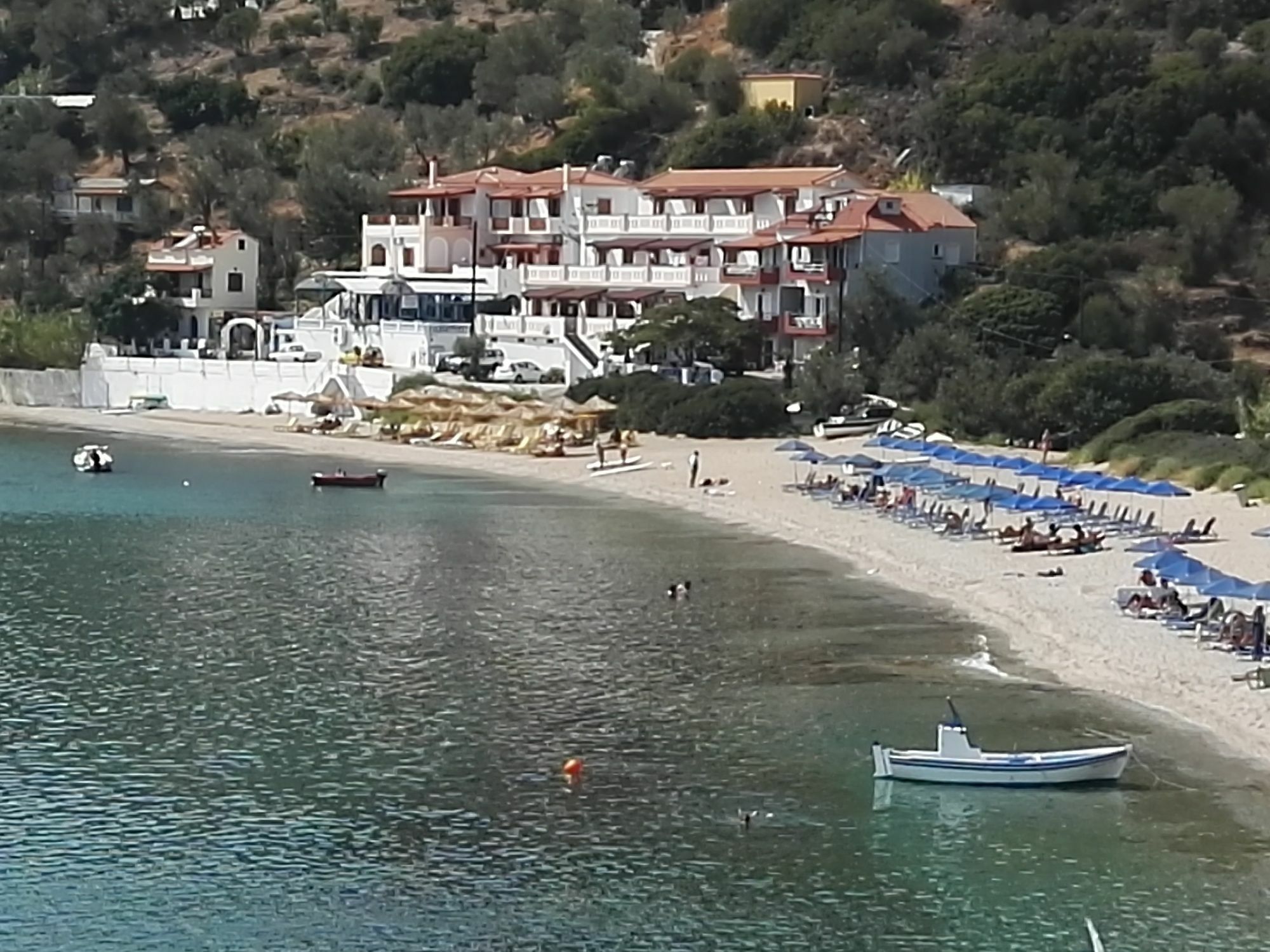 Nereides Seaside Apartments Marathókampos Esterno foto