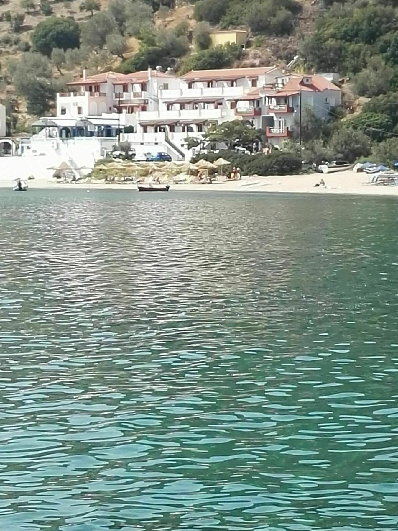 Nereides Seaside Apartments Marathókampos Esterno foto
